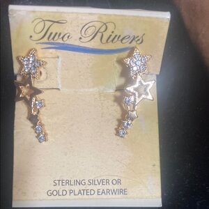 Gold Star Earrings